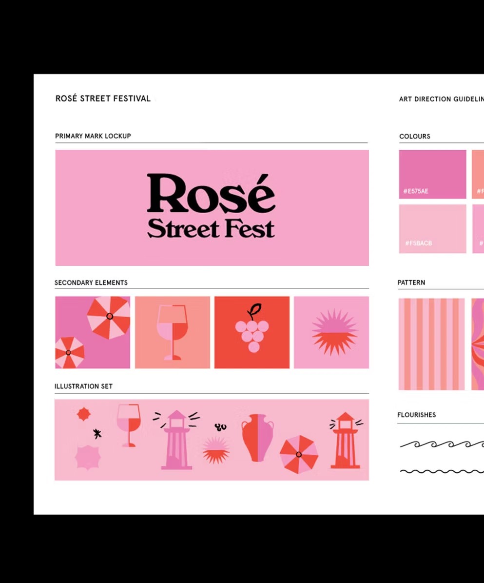 Typography outline in Rethink Sans

