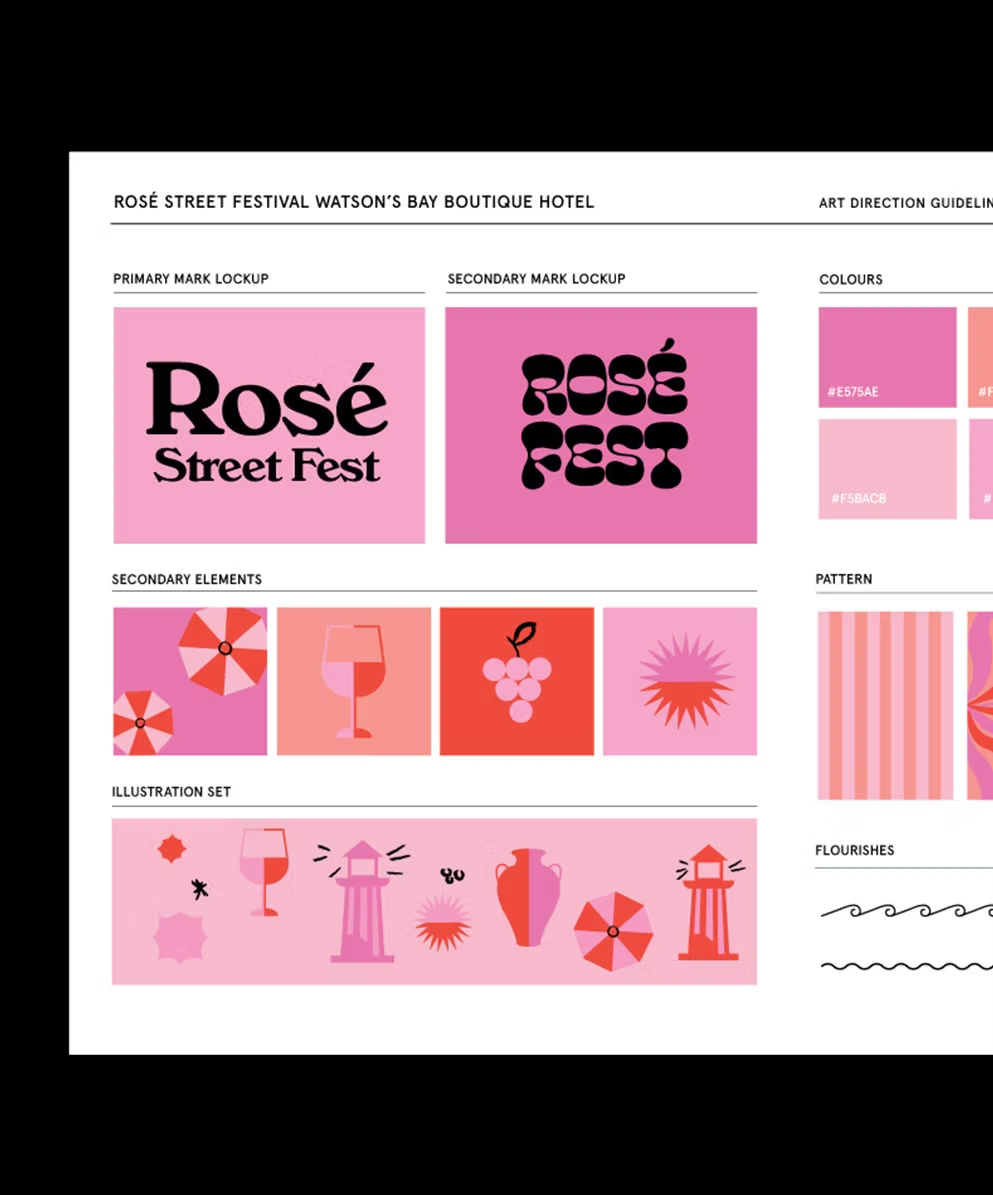 Typography outline in Rethink Sans